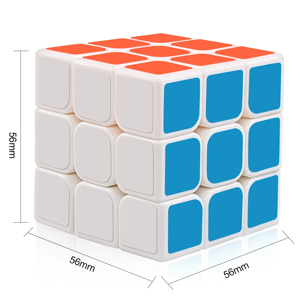 D-FantiX Yj Guanlong 3x3 Speed Cube Magic Cube Puzzle White 56mm Free Shipping 