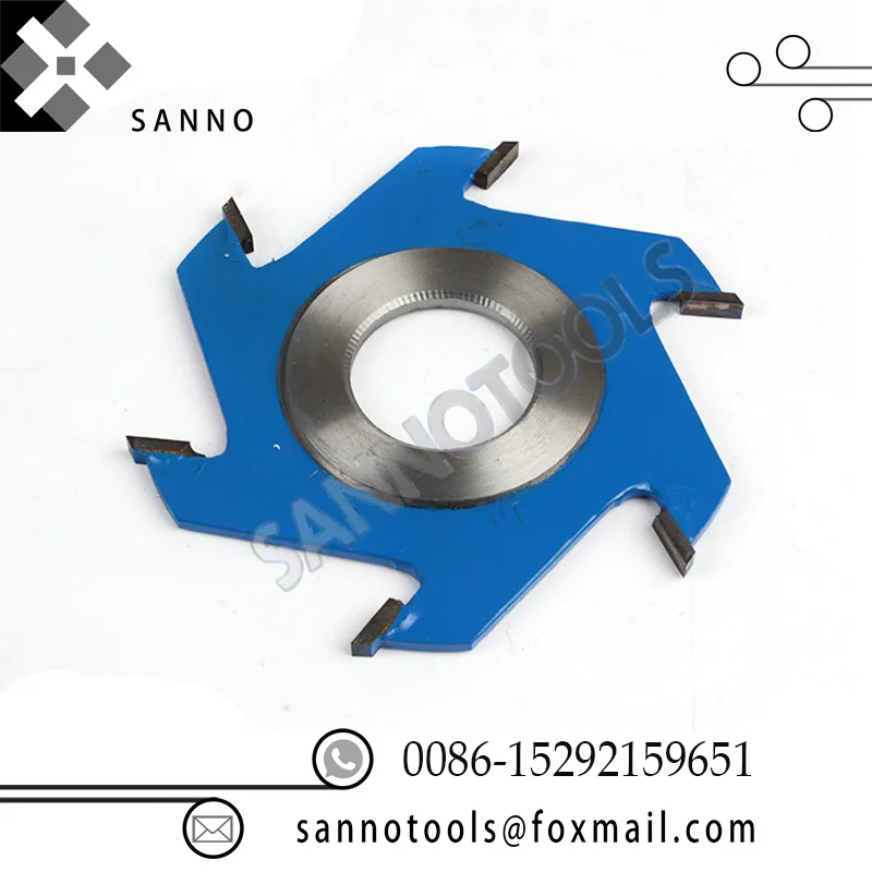 

3pcs 6 flutes cnc perforation blade deep grooving end mill cutting tool external diameter 120mm woodwork T slot cutter