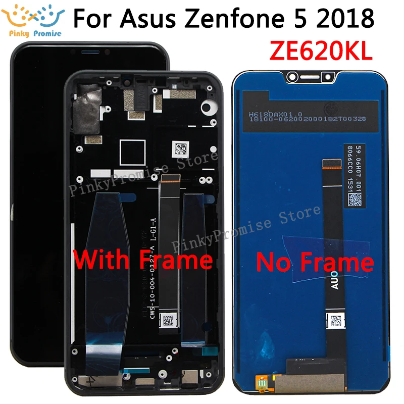 Для 6," Asus Zenfone 5 Gamme ZE620KL ЖК-экран+ сенсорная панель дигитайзер для Zenfone 5Z ZS620KL X00Q lcd