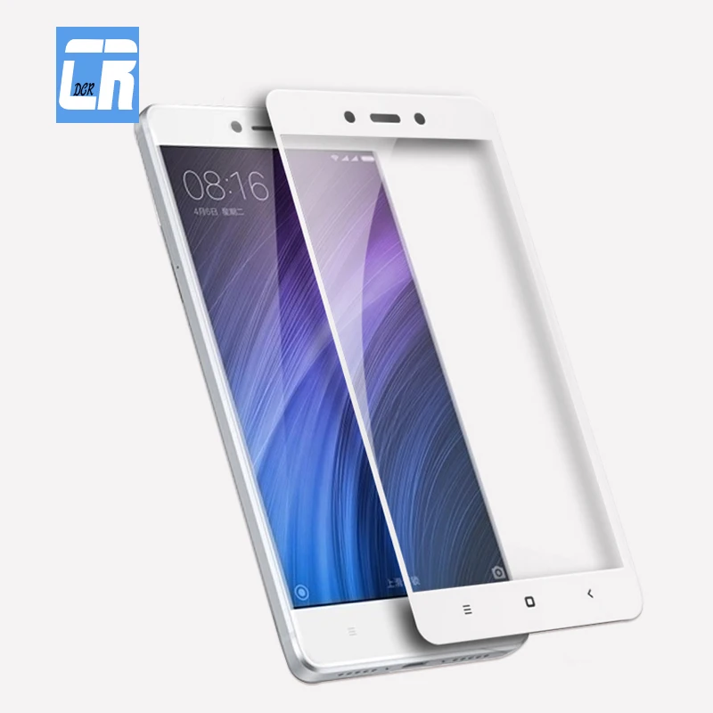 

DCR tempered glass film for xiaomi mi 5 5s 5c redmi 4 pro 4X note 4 full cover screen protector 9H high qulity protective film