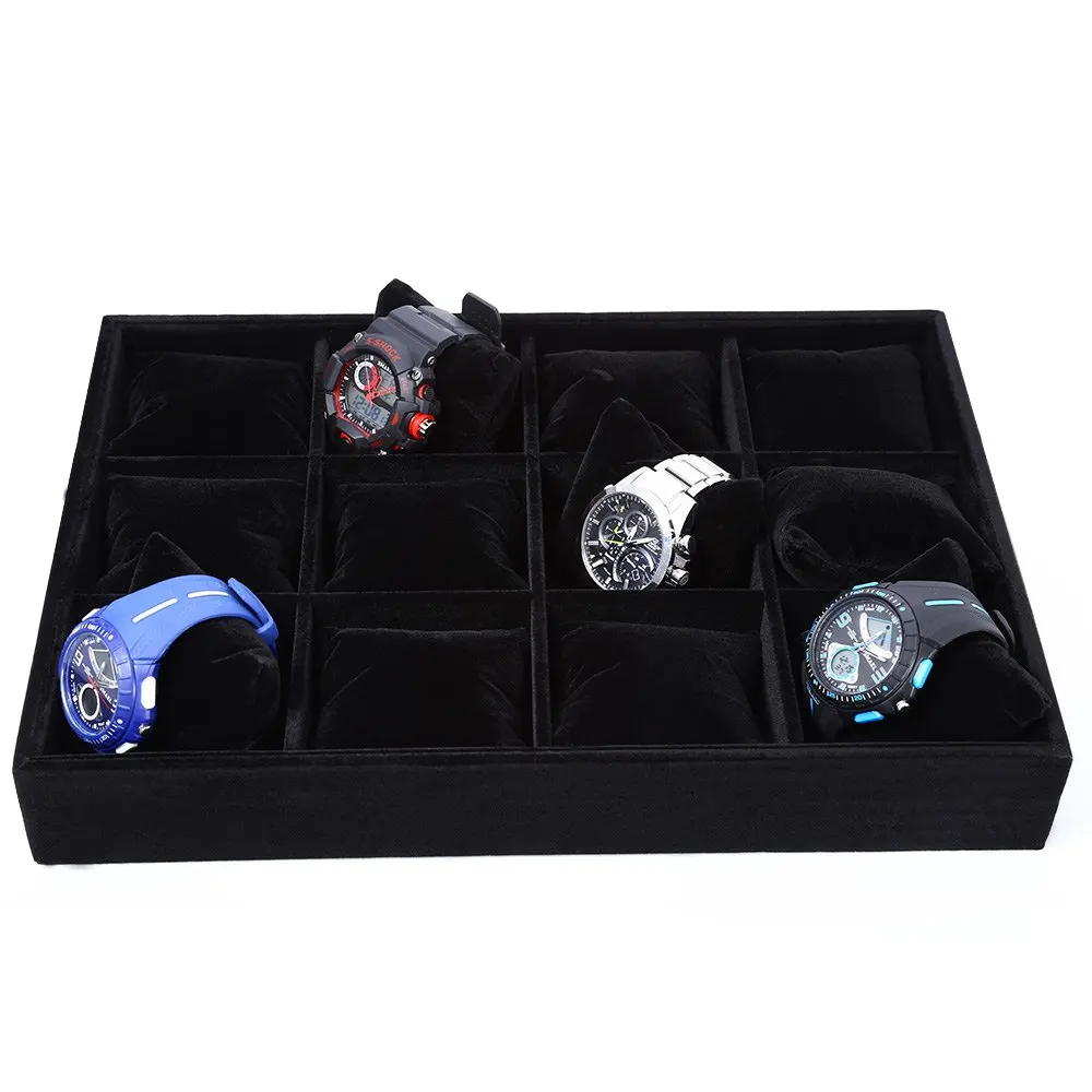 Prix pour 2017 Marque De Luxe Montre Affichage Box 12 Grilles Flocage Montre Cas Bijoux De Stockage Organisateur pour Montres Horloge Reloj Caixa Relogio Prix pour 2017 Marque De Luxe Montre Affichage Box 12 Grilles Flocage Montre Cas Bijoux De Stockage Organisateur pour Montres Horloge Reloj Caixa Relogio