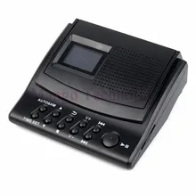 Y4308Z Mejor Llamada Telefónica Profesional Grabadora de Voz Digital Monitor con Pantalla LCD + Identificador de llamadas + Reloj 110 V/220 V Grabadora de Teléfono
