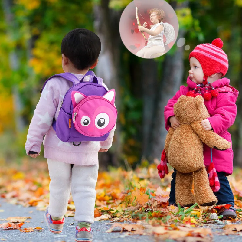 2017 New Baby Anti-lost Bags Children Cartoon Backpack With 105cm Leash Infant Anti-Take Away Small Diaper bags For 1-3 Years 02