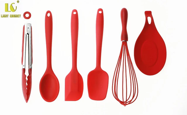 Lc 6 Pieces Cooking Utensils Baking Tools Bakeware Set Silicone Lc 6 Pieces Cooking Utensils Baking Tools Bakeware Set Silicone Dishwasher Safe Bpa Free