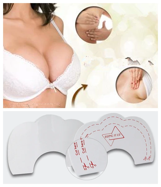 10pcs Instant Breast Lift Support Invisible Bra Tape Strapless Adhesive Backless on Aliexpress