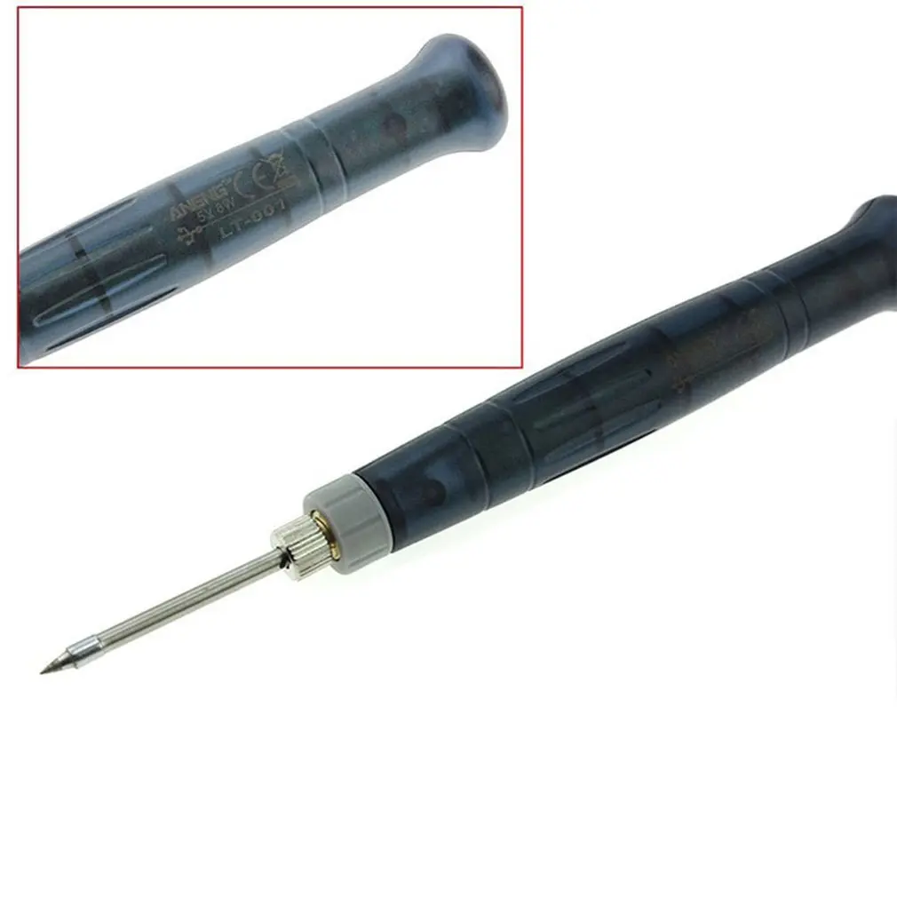 Мини Портативный USB 5 в 8 Вт Электрический паяльник ручка/наконечник сенсорный Переключатель Регулируемая электрическая паяльная железные инструменты