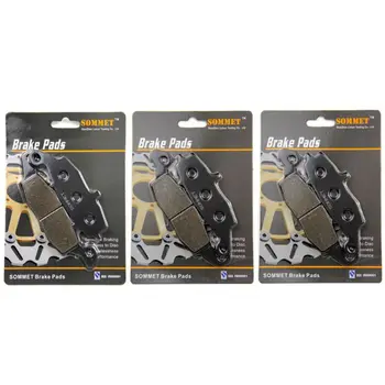 

SOMMET Motorcycle Front + Rear Brake Pads Disks for Suzuki M1500 VL1500 (09-14) (M 1500 Intruder) VL 1500 LT229-231-231