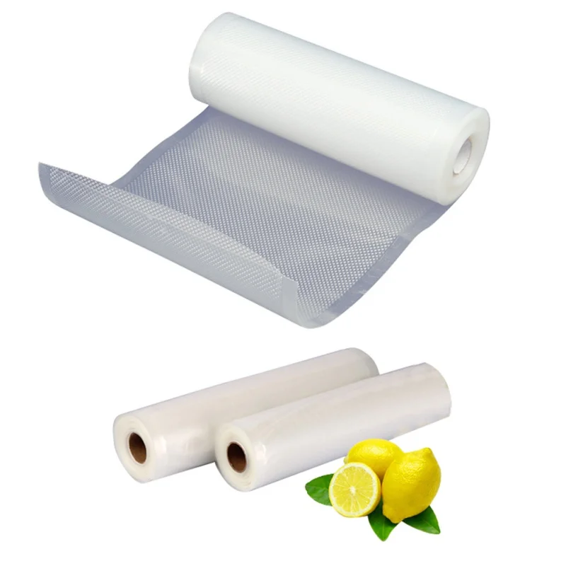 Kitchen Vacuum Food Sealer Rolls PE Food Grade Membranes Keep Fresh