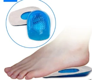 

1 pair Fast Heel Pain Relief Heel Support Insoles Plantar FascIItis Cushion silicone Gel Pad Cup