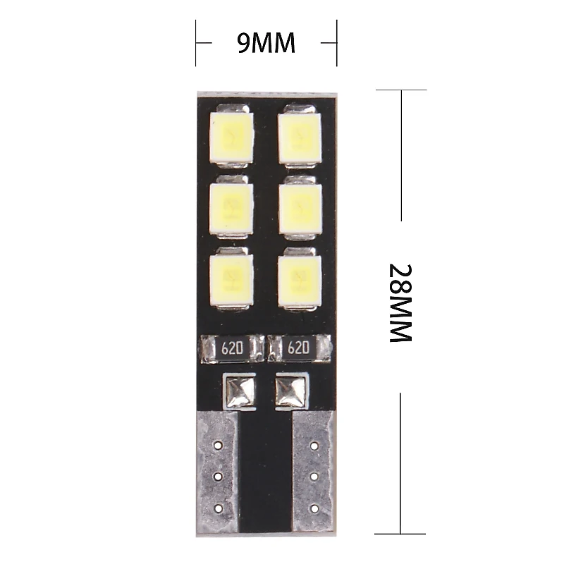 10 шт./лот T10 светодиодный W5W Canbus огни 194 12smd 2835 Светодиодный лампы автомобилей ошибок светодиодный свет Стоянкы Автомобилей автомобиля боковой свет лампа габаритного фонаря 12V