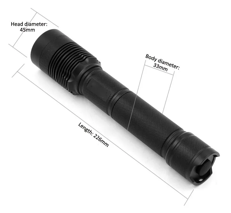 C8.2 CREE XHP70.2 Flashlight-7
