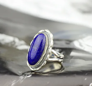 

s925 pure silver retro fashion atmosphere garnet ring opening leaf bud a substituting for women