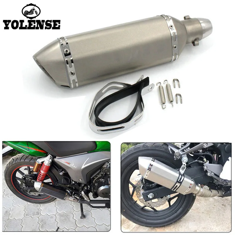 

For YAMAHA NMAX155 NMAX125 NMAX 155 125 51mm Universal Motorcycle Scooter Modified Slip Rear Carbon Fiber Exhaust Pipe Muffler