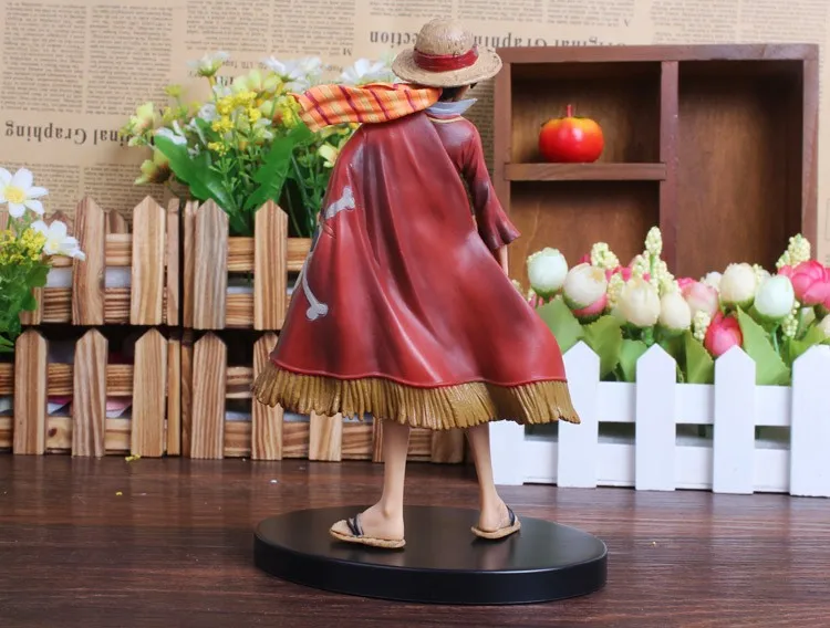 One Piece Luffy Action Figure Backview