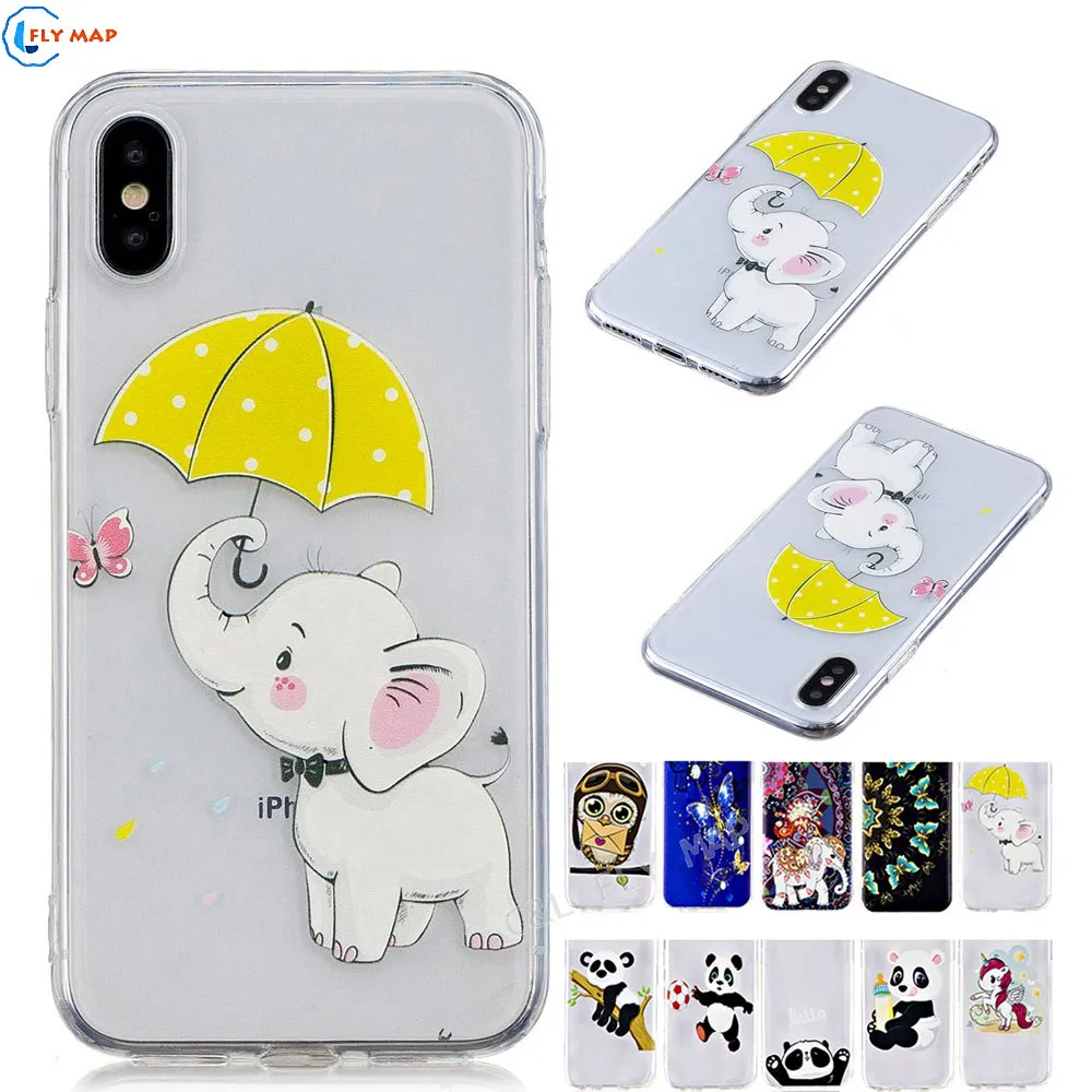 Transparent TPU Case For Apple iPhone X 5.8
