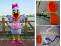 Nieuwe daisy mascotte kostuum en Donald mascot kostuum volwassen kleding partij snelle verzending