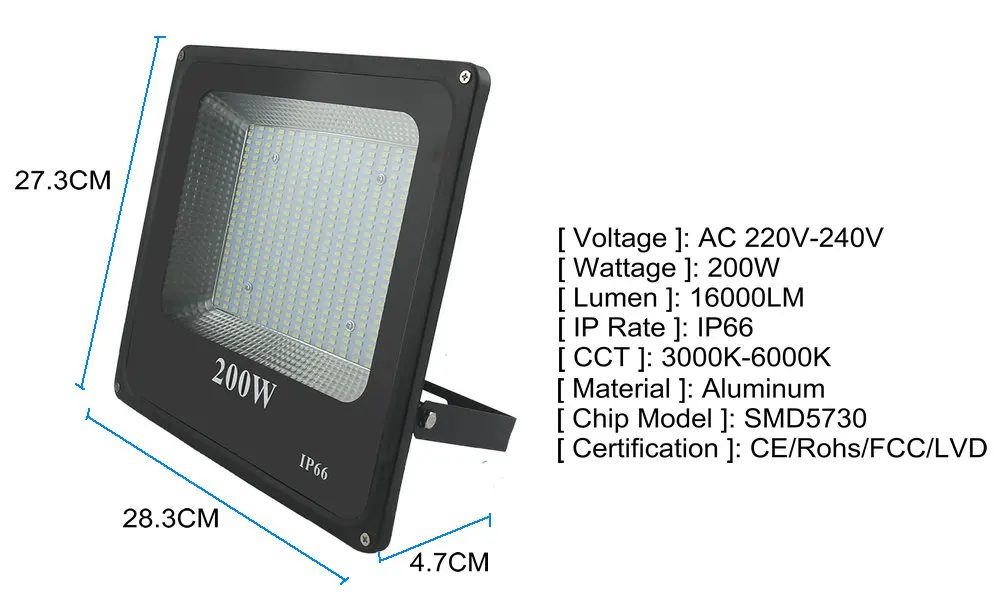 200W