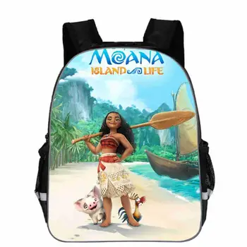 

16 Inch Popular Moana Anime Movie Print Bag For Children School Backpack Kids Boys Girls Bookbags For Teenagers Travel Backpack