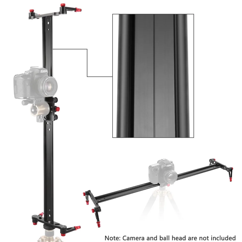  Neewer Camera Track Slider Video Stabilizer Rail 4 Bearings for Canon/Nikon DSLR Camera DV/Video Ca