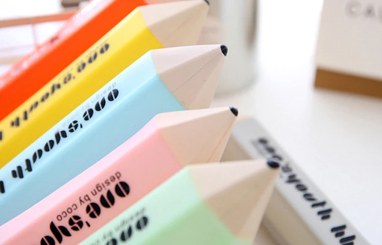 Творческий карандаш Форма Карандаш Чехол коробка конфет Цвета 6 цветов мини-сумка для ручек из Новинка офисные школьные принадлежности