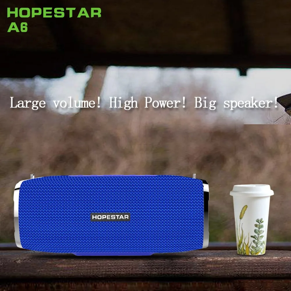 EStgoSZ HOPESTAR A6 Bluetooth динамик Портативный беспроводной громкоговоритель звуковая система 3D стерео Открытый водонепроницаемый большой внешний аккумулятор 35 Вт