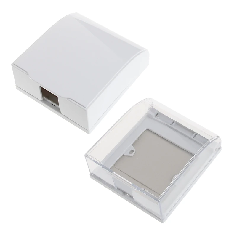 

2019 New 86Type Waterproof Box For Wall Switch And Socket For Kitchen Bathroom Electrical Equipment