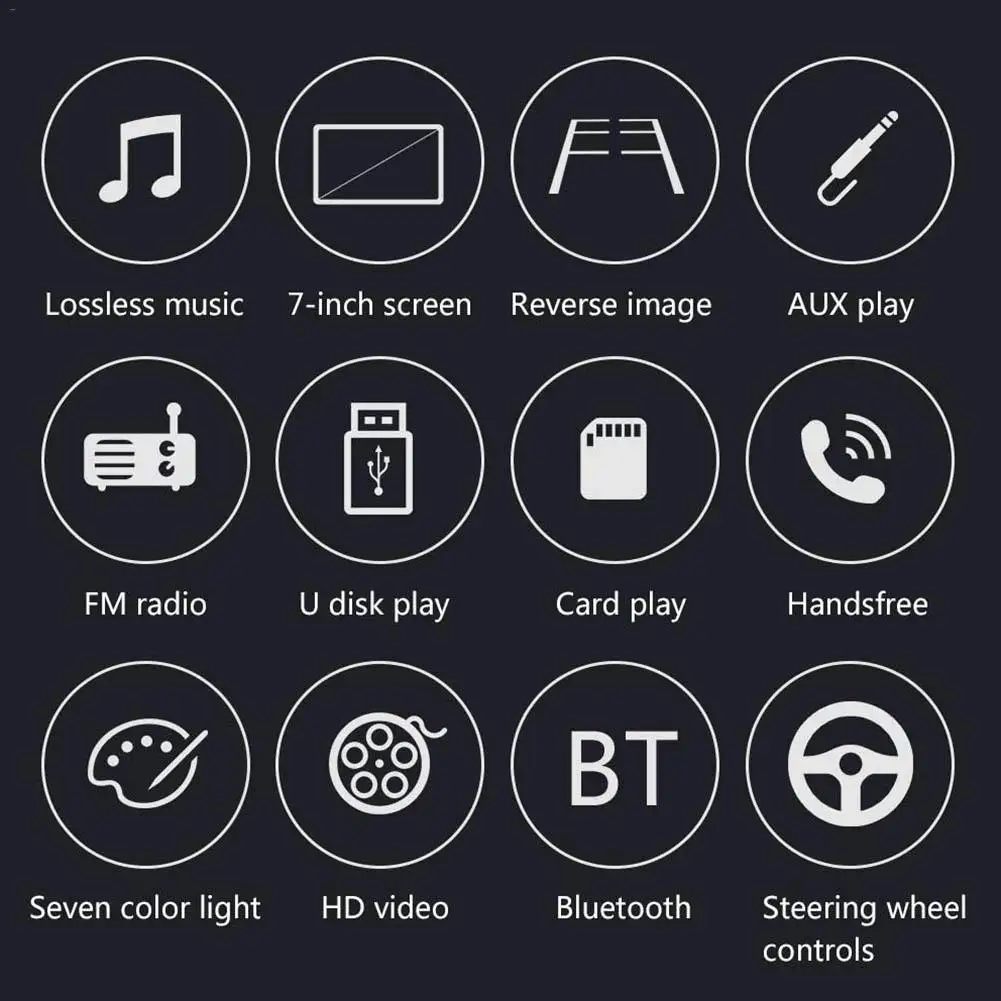 Wince авто радио аудио стерео обратная камера выход 7 &quotDVR Bluetooth HD Автомобильный