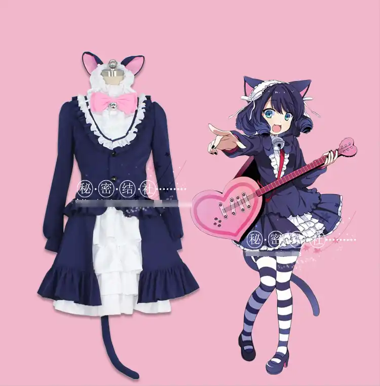 Anime Show By Rock Plasmagica Scian Cat Ears Girl Maid Dress Lovely Uniform Cosplay Costume Stage Performance Suit Free Ship Anime Costumes Aliexpress