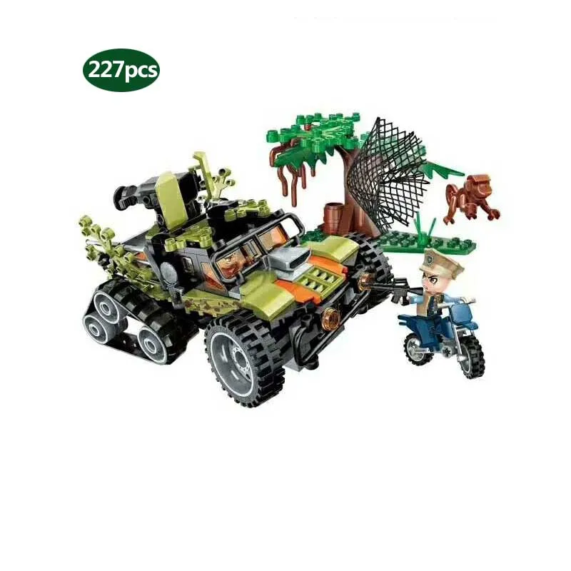 City-Series-Forest-Police-Headquarters-Mobile-Fort-Jeep-Helicopter-Building-Blocks-Toy-for-Children-gifts-compatible (7)