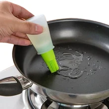 1 шт., масляная щетка, качественная, безопасная, Flapjack, принадлежности для барбекю, разные цвета, силиконовая, для выпечки, кухонная, масляная щетка, высокая температура