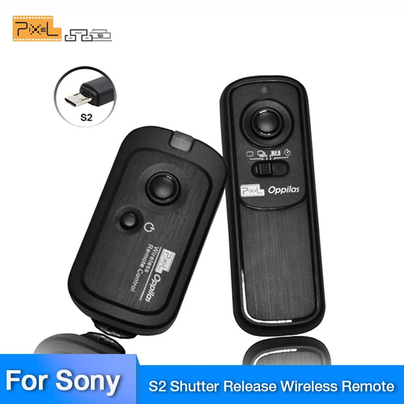 

Pixel RW-221 S2 Wireless Shutter Release Timer Remote Control for Sony A7 A7R NEX-3NL A5000 A6000 A58 A3000 A5000
