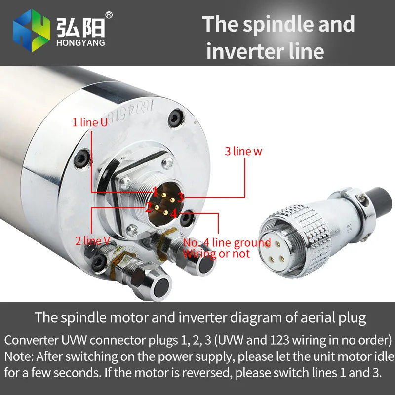 CHANGSHENG 3.0kw/3.2kw/4.5kw/5.5kw spindle motor