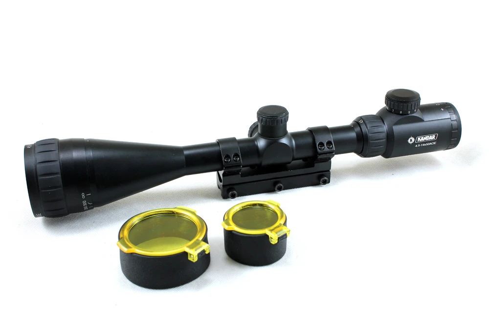 Охотничий прицел KANDAR 4,5-14x50 AOE красный Специальный Крест Сетка снайперский оптический прицел для винтовки один кусок 11 мм рельс