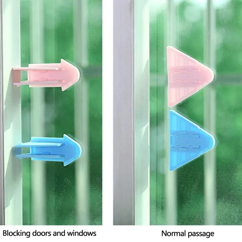 1 шт. Детская безопасность раздвижные двери окна замки для шкафа Детская безопасность защита оконный ограничитель анти-падение безопасности дверной замок