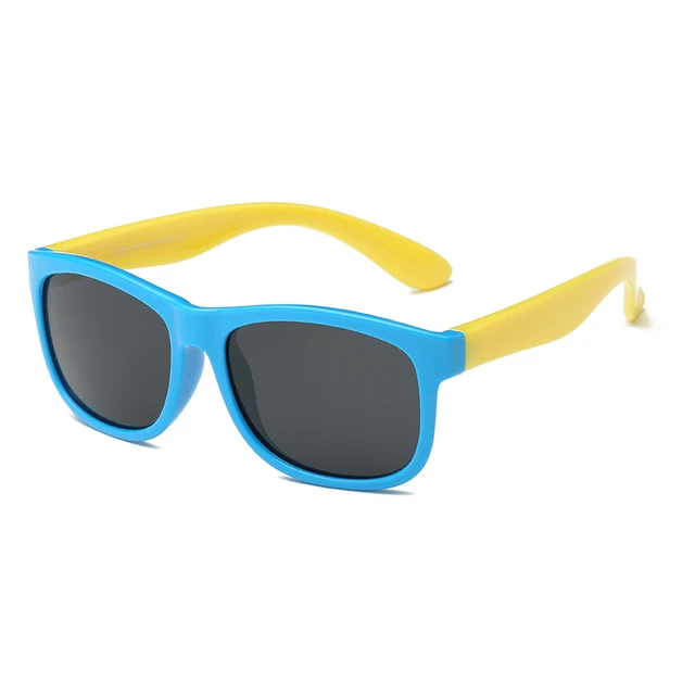 TR90 Kids Sunglasses Polarized Child Glasses Fashion Silicon Children