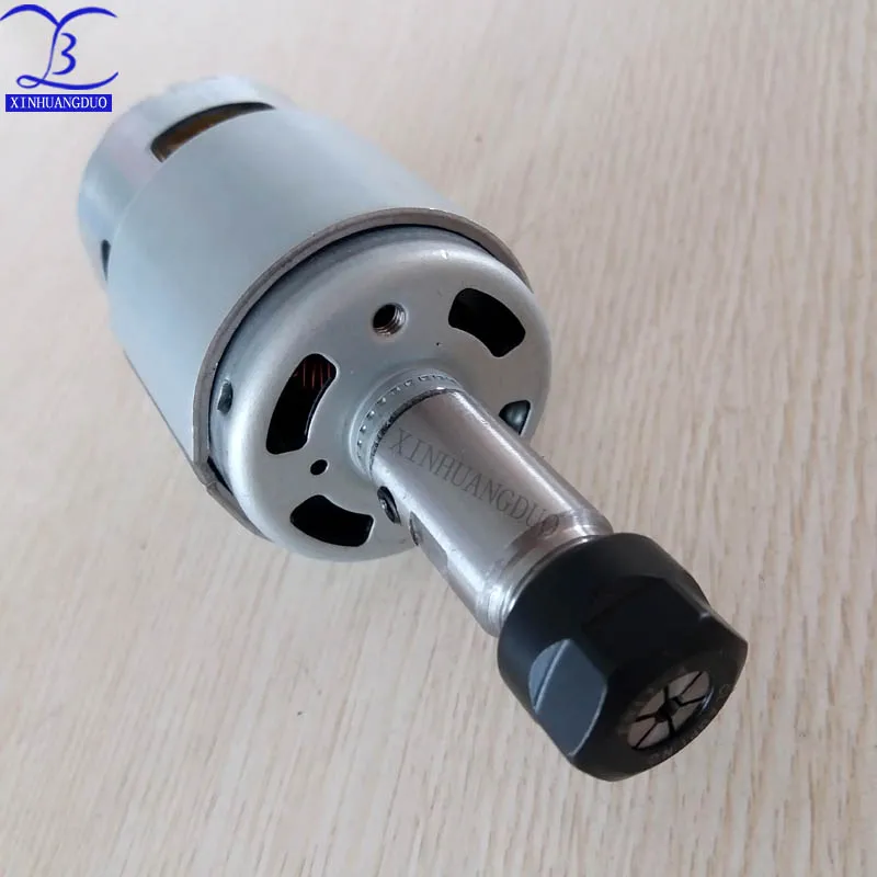 spindle 775 with ER11Tail hole5MM+3.175 , High speed Large torque DC