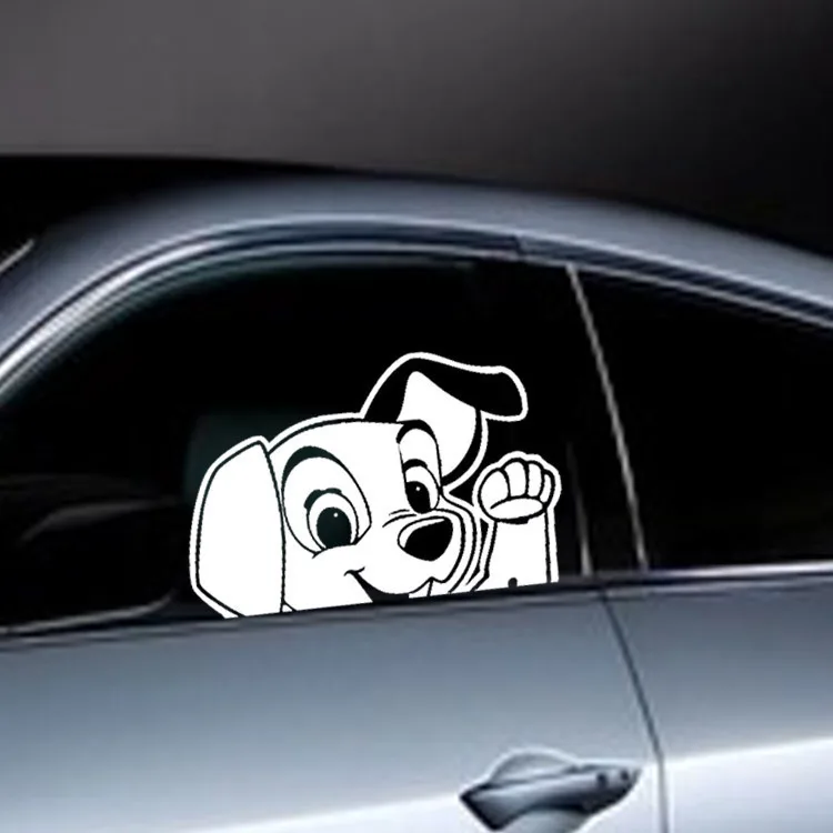 Personalized Creative Car Sticker Cute Dog Car Decoration Waterproof