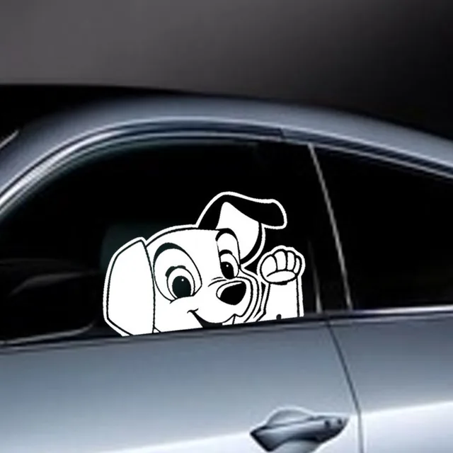 Personalized Creative Car Sticker Cute Dog Car Decoration Waterproof