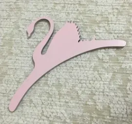 pink swan Пасхальная детская одежда вешалки для одежды бархатное пальто Крючки деревянное украшение для стены комнаты Домашний Органайзер Tendederos Para Ropa - Цвет: pink swan