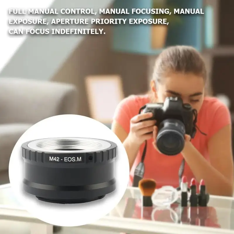 Кольцо адаптер для объектива камеры M42 EOS M Canon Аксессуары объектив EF