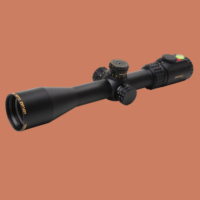 Cheap Hunting Rifle Scope SNIPER WKP 3-15X44 SAL Side Parallax Adjustment Glass Etched Reticle RG Illuminated with Bubble Level