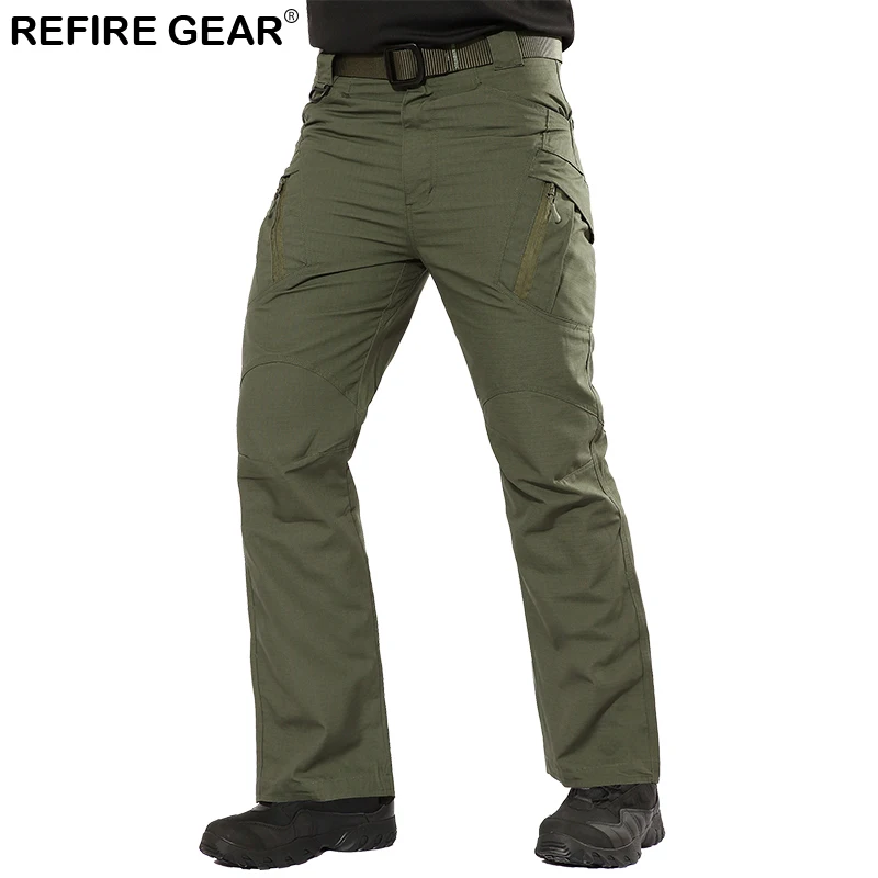 Refire gear уличные походные брюки мужские охотничьи Тактические армейские военные брюки карго эластичные водонепроницаемые страйкбольные камуфляжные брюки 7 цветов