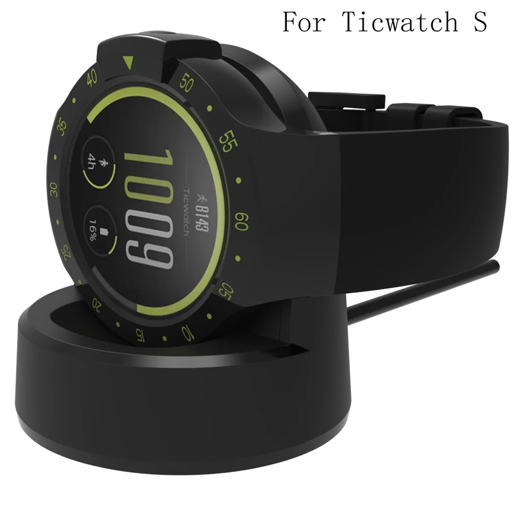 

portable charger Smart Watch Charging Dock Charger Compatible For Ticwatch S/E Accessories relogio inteligente Free Shipping