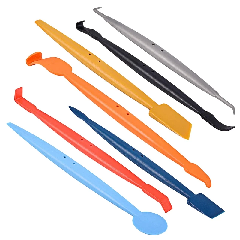 

7 In 1 Wrap Stick Vinyl Wrap Magnet Micro-Squeegee Tool Kit A Complete Set Of Tools For Car Wrapping And Window Tint Installin