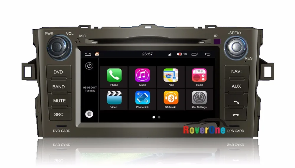 Best For Toyota Auris 2008 - 2012  Android 7.1 Autoradio DVD Automotivo Car Radio with Bluetooth Navigation PhoneLink Backup Camera 5