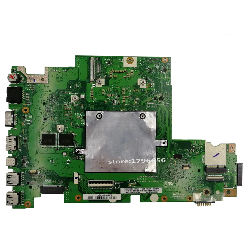 Материнская плата для ноутбука For Asus X542U X542UR X542UQ X542UN X542URR материнская I5 8250U/i7 8550U (V2G)