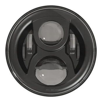 

High Quality LED Halo Headlights Kit 7" Headlight H4 Hi/low Auto Headlight Headlamp For Jeeep Wrangler JK TJ Hummerr Harley moto