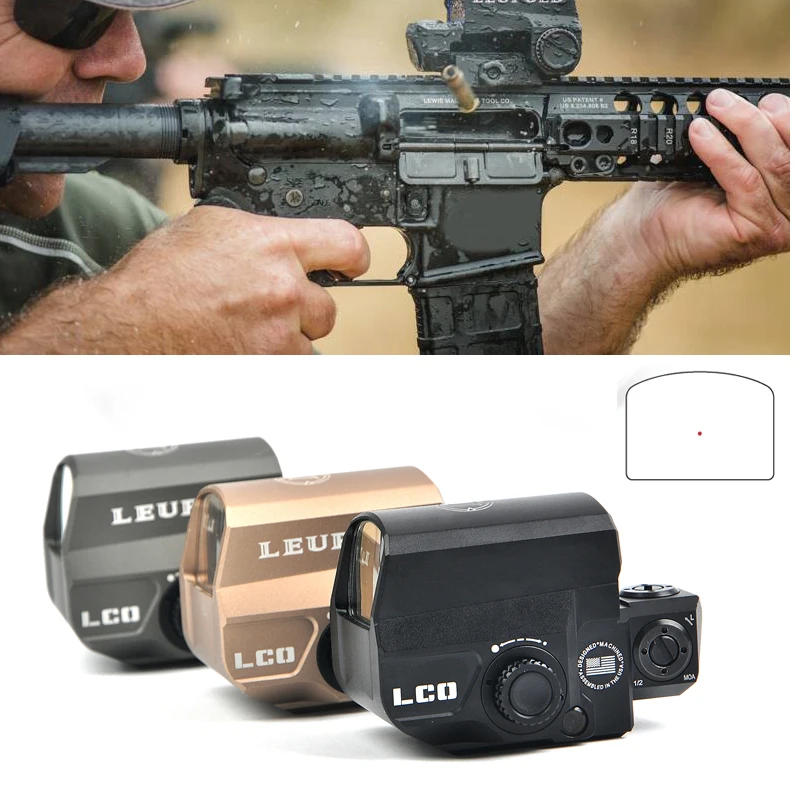 

LP LCO Red Dot Sight Holographic Sight Tactical Riflescope Fits Any 20mm Rail Mount Hunting Scopes Reflex Sight