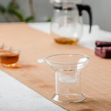 Креативный стеклянный Китайский Чайный фильтр утечка керамики фарфора керамический чайный набор кунг-фу фильтр чайный лист специй фильтр D020-2