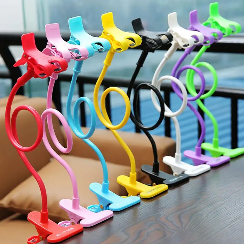 

Universal flexible Arm Lazy Phone Holder Bed Gooseneck Cellphone Stand Desk Stents Table Clip Bracket For Xiaomi Redmi Note 5 7